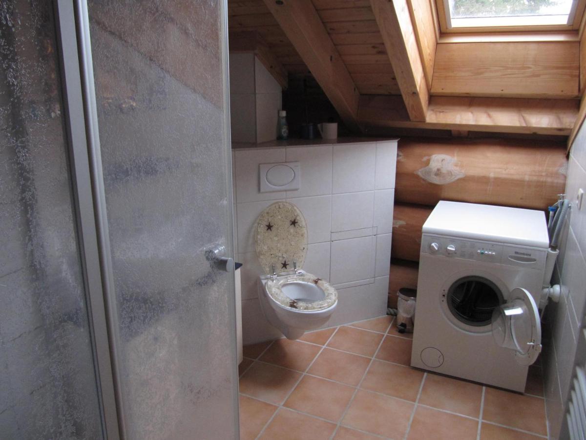 Blockhaus-Ferienwohnung オッペナウ エクステリア 写真